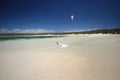Kiter in Madagascar wind Royalty Free Stock Photo