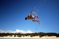 Kiter in Madagascar wind Royalty Free Stock Photo