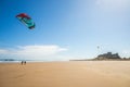 Kites on the beach at Bamburgh castle