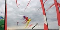 Kites on the beach of Berck, France