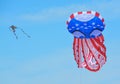 Kites flying over Treasure Island Beach, Florida Royalty Free Stock Photo