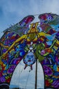 kites with human figure in colorful butterfly