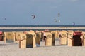 Kites over Laboe Royalty Free Stock Photo