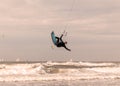 Kitesurf on Den Haag, North Sea, Holland