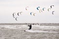 Kitesurf Worldcup 2010 Royalty Free Stock Photo