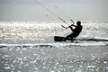 Kitesurfer silhouette