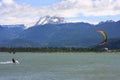 Kitesurfer at Squamish Royalty Free Stock Photo