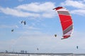 Kitesurfers at Aberavon, Wales