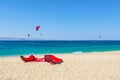 Orkos beach, Greece Royalty Free Stock Photo