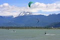 Kitesurfers at Squamish, Canada