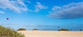 beautiful landscape of a Fuerteventura lagoon in the canary islands