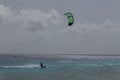 Kitesurfing Caribbean Sea Bonaire island water sport