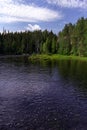Kitkajoki river Royalty Free Stock Photo