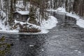 Kitkajoki River Royalty Free Stock Photo