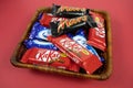 Kitkat, Mars and Milki-way chocolate bars