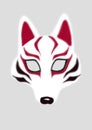 Kitsune mask anime art