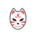 Kitsune mask icon.