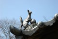 Kitsune statue in Inuyama castle