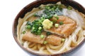 Kitsune udon , japanese noodle dish Royalty Free Stock Photo