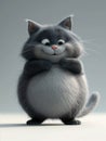 Chubby Kitten with a Big Smile: A Despicable Yet Adorable City D