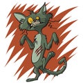 Kitty Cat Zombie Royalty Free Stock Photo