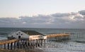 Kitty Hawk Pier at Sunrise Royalty Free Stock Photo