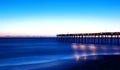 Kitty Hawk Pier Sunrise in the Outer Banks Royalty Free Stock Photo