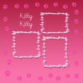 Kitty scrapbook page