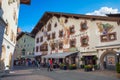 Kitzbuhel historical city center, Tyrol, Austria Royalty Free Stock Photo