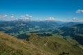 Kitzbuheler Horn panoramic view of the peak