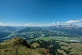 Kitzbuheler Horn panoramic view on Wilder Kaiser