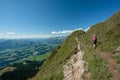 Kitzbuheler Horn panoramic view of the peak