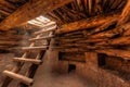 Kiva Ladder and  Atmospheric Sunbeams Royalty Free Stock Photo