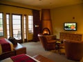 Kiva Lodge Room at Gateway Canyons Resort Royalty Free Stock Photo