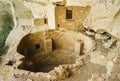 Kiva Ceremonial Room, Cliff Palace, Mesa Verde National Park Royalty Free Stock Photo