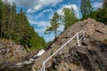 Kivach Falls in the late summer, Karelia