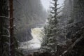 Kivach Falls in Republic of Karelia Russian North