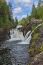 Kivach waterfall in Karelia Russia