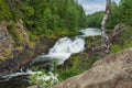 Kivach waterfall in Karelia Russia