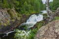 Kivach waterfall in Karelia Russia