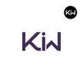 KIW Logo Letter Monogram Design Royalty Free Stock Photo