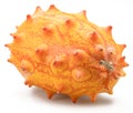Kiwano fruit isolated on white background Royalty Free Stock Photo