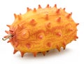 Kiwano fruit isolated on white background Royalty Free Stock Photo