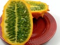 Kiwano Melon (Horned Melon) Royalty Free Stock Photo