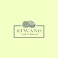 Kiwano with a Slice Abstract Vector Sign, Symbol or Logo Template. Hand Drawn Fruits Sillhouette Sketch with Elegant