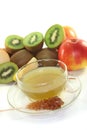 Kiwi-apple tea