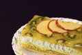 Kiwi and Apple Torte Royalty Free Stock Photo