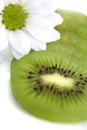Kiwi fruit close-up Royalty Free Stock Photo