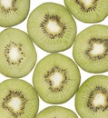 kiwi fruit isolated white background Royalty Free Stock Photo