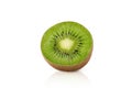 Kiwi fruit isolated on white background